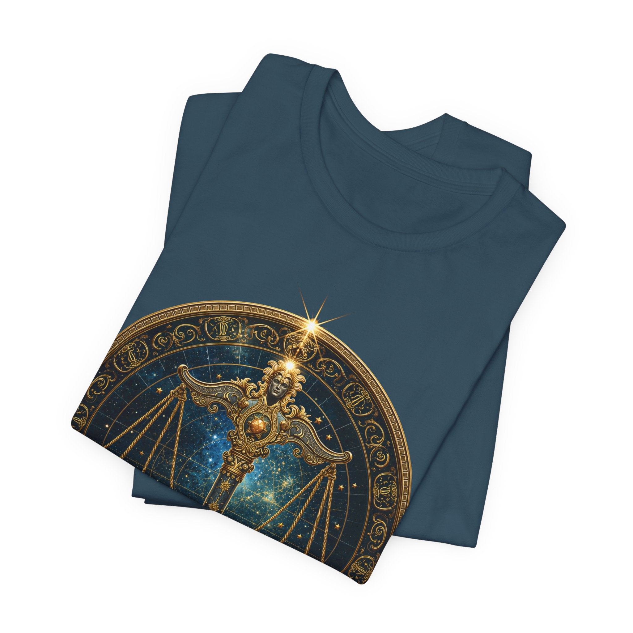 Libra Scales T-Shirt | Zodiac Balance Astrology Tee