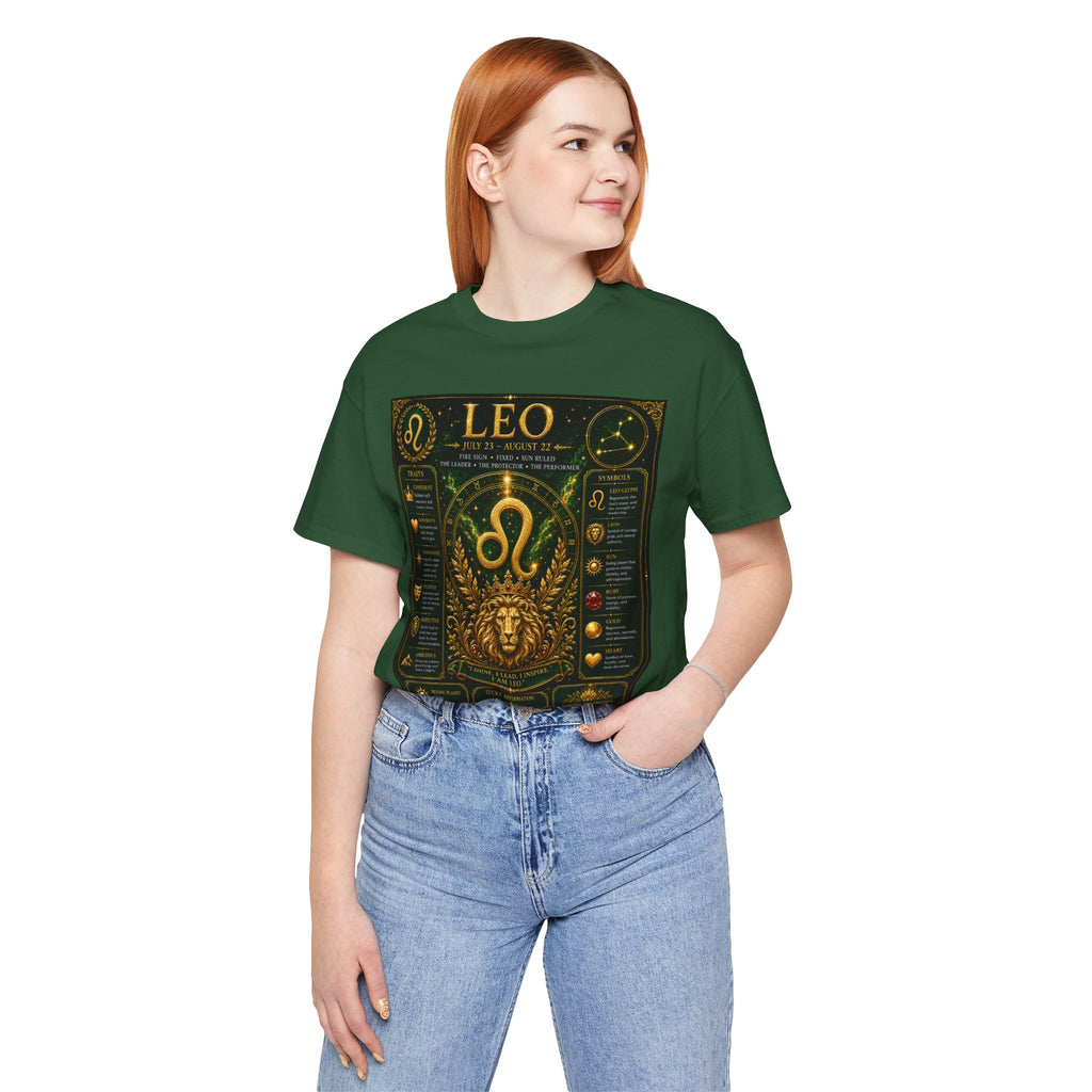 Leo Zodiac T-Shirt — Astrological Birthsign Poster Tee