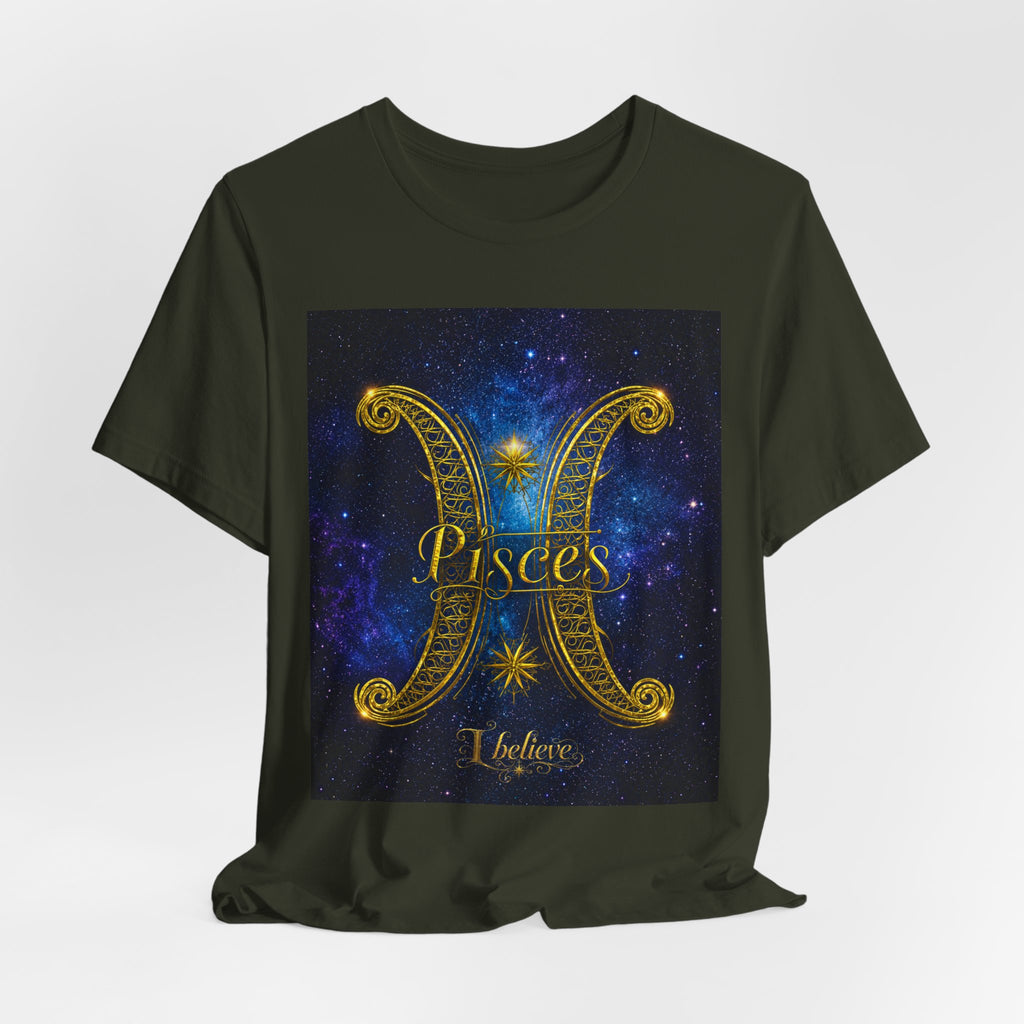 I Believe Pisces T-Shirt | Zodiac Pisces Tee, Astrological Sign Shirt