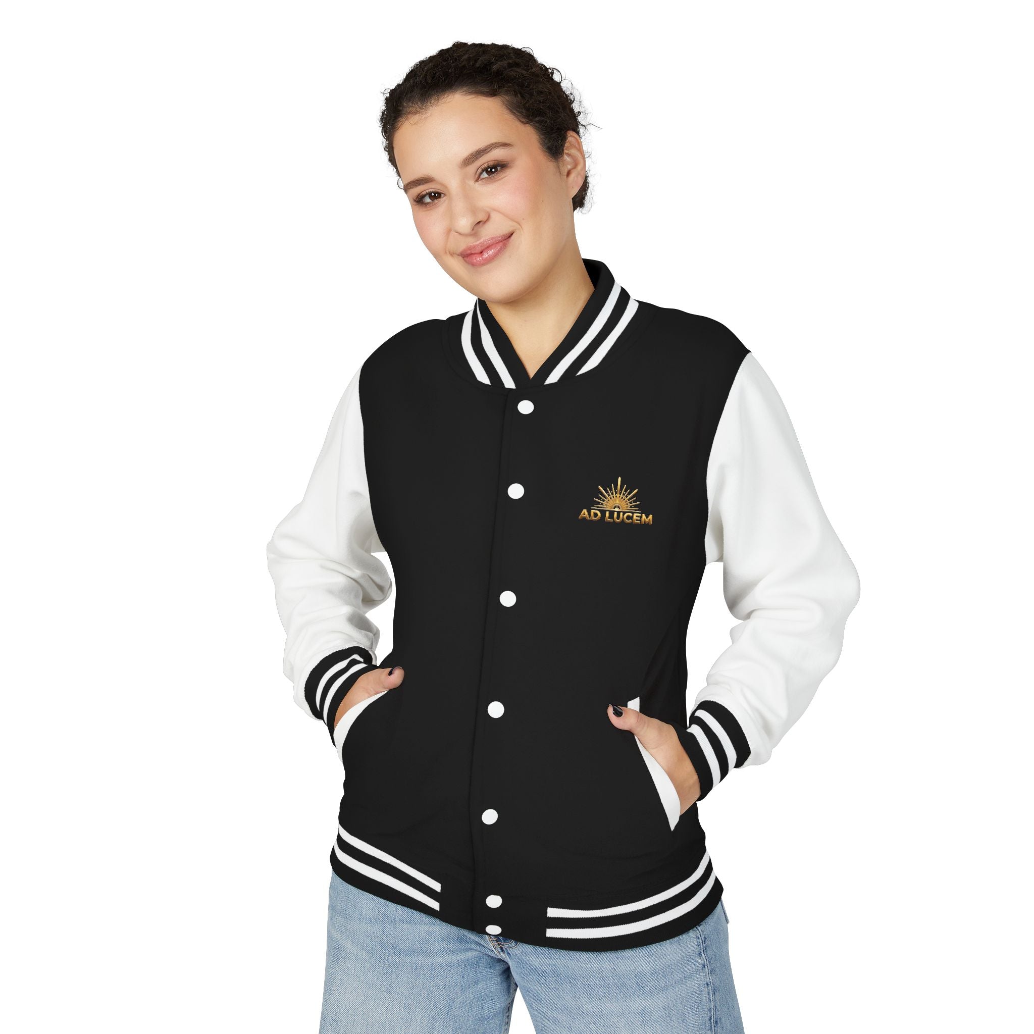 Scorpio Letterman Jacket — Gold Scorpion Varsity Jacket