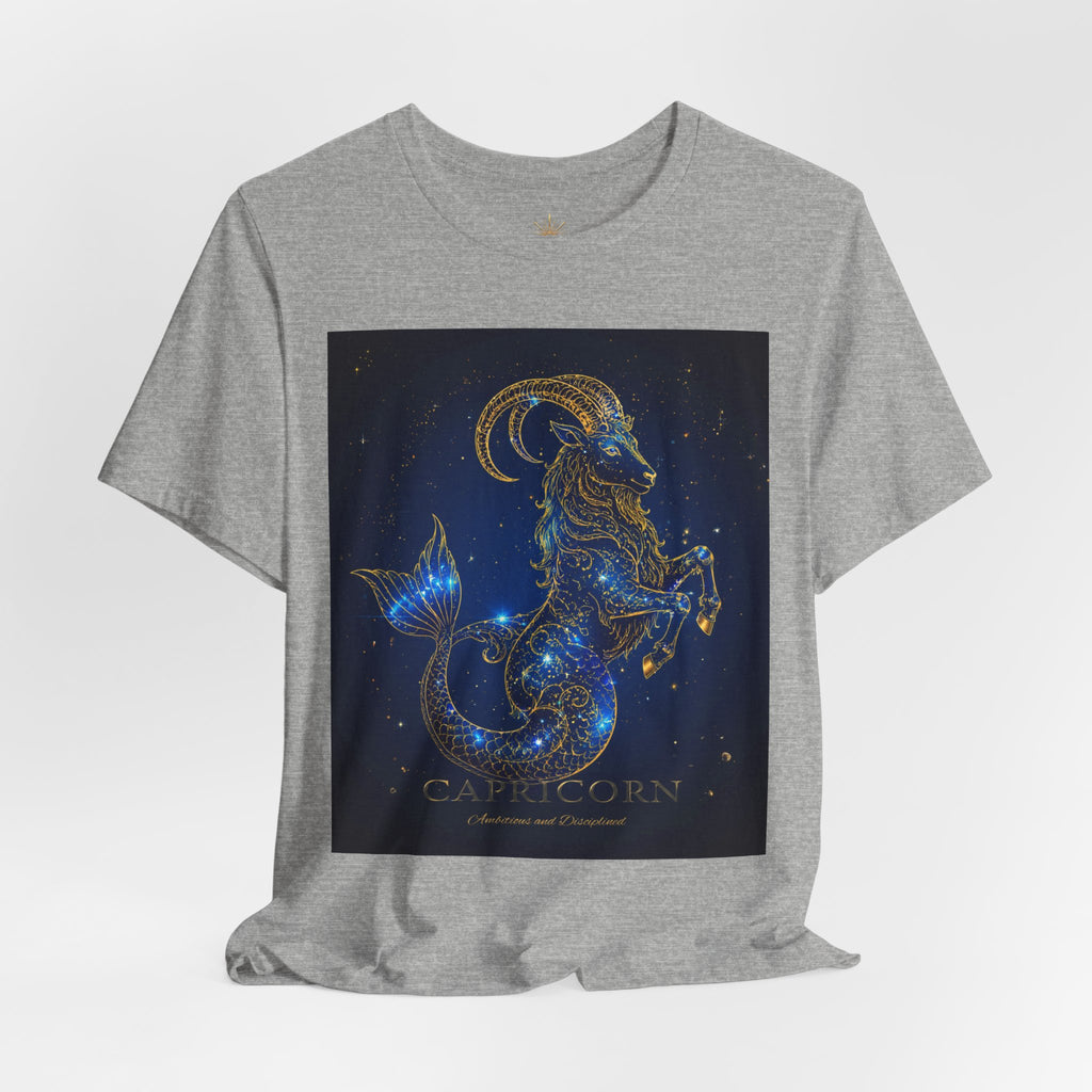 Capricorn Constellation T‑Shirt — Zodiac Goat Star Sign Tee