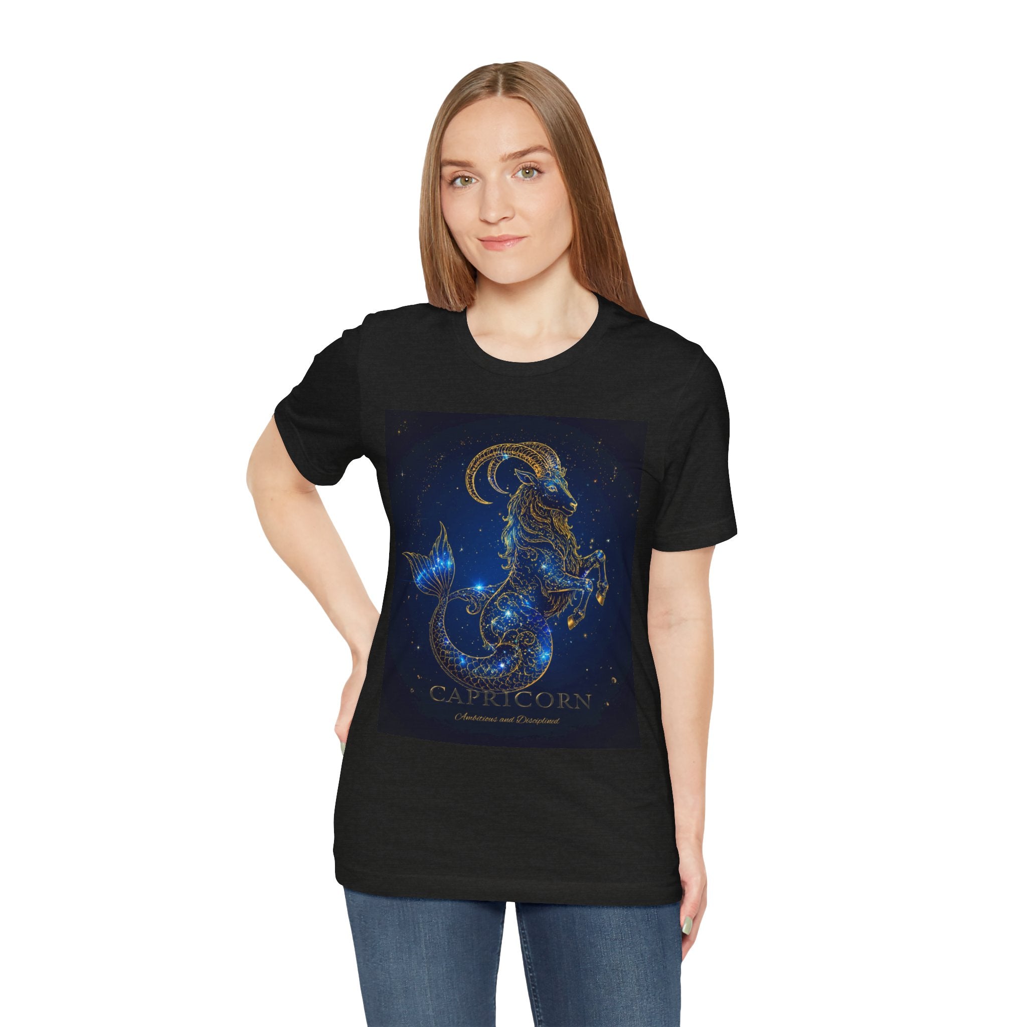 Capricorn Constellation T‑Shirt — Zodiac Goat Star Sign Tee