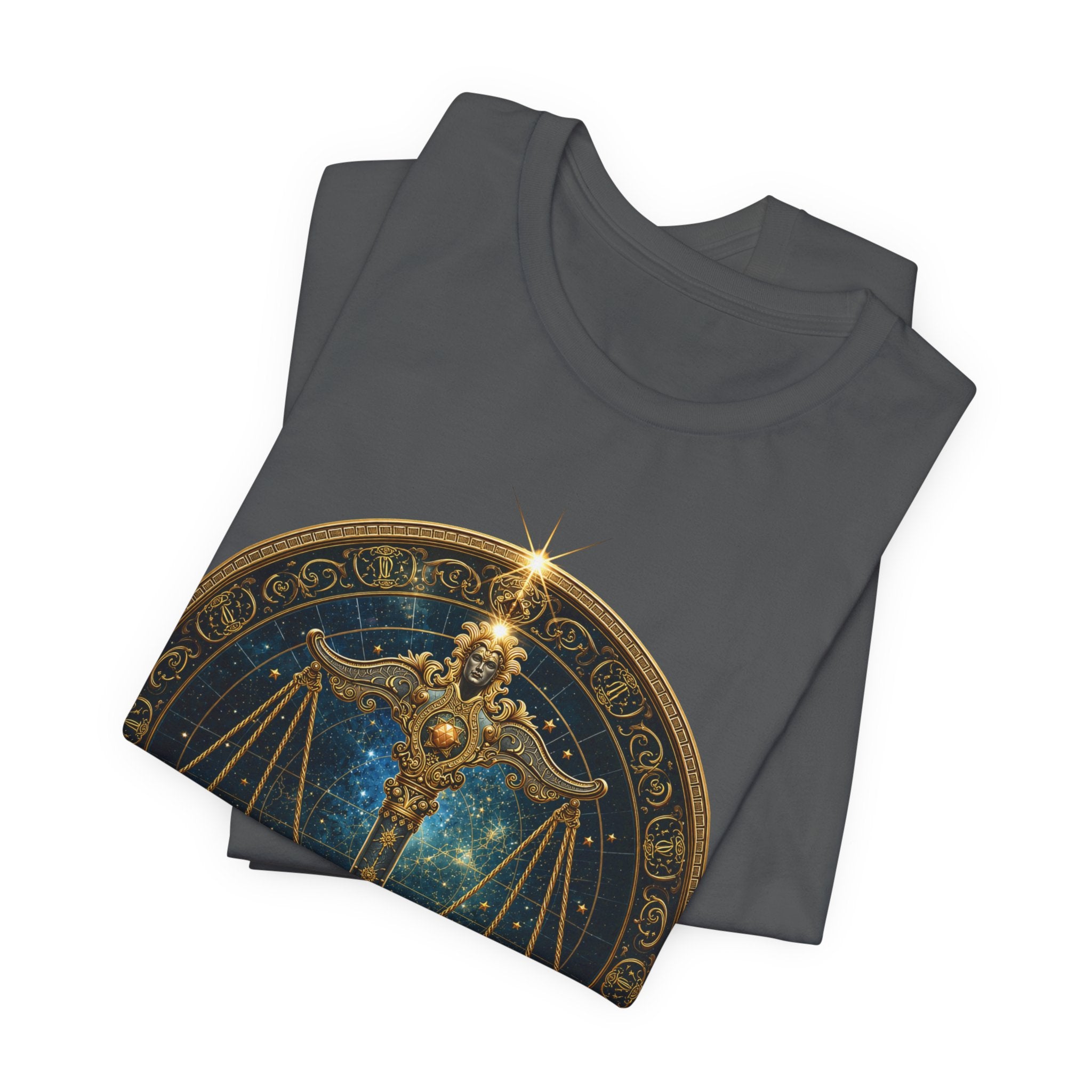 Libra Scales T-Shirt | Zodiac Balance Astrology Tee