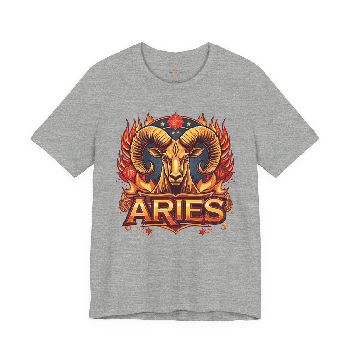 Aries Zodiac Ram T‑Shirt — Bold Fiery Horoscope Tee