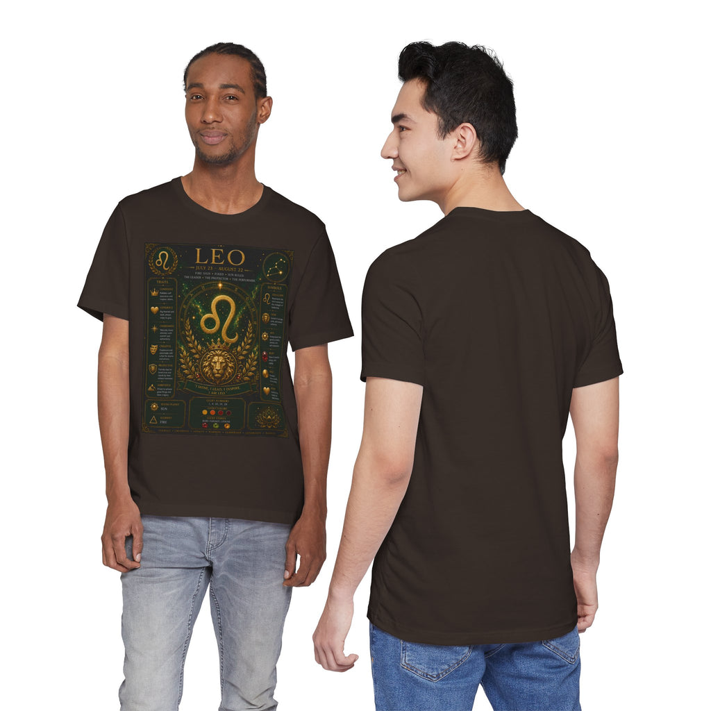 Leo Zodiac T-Shirt — Astrological Birthsign Poster Tee