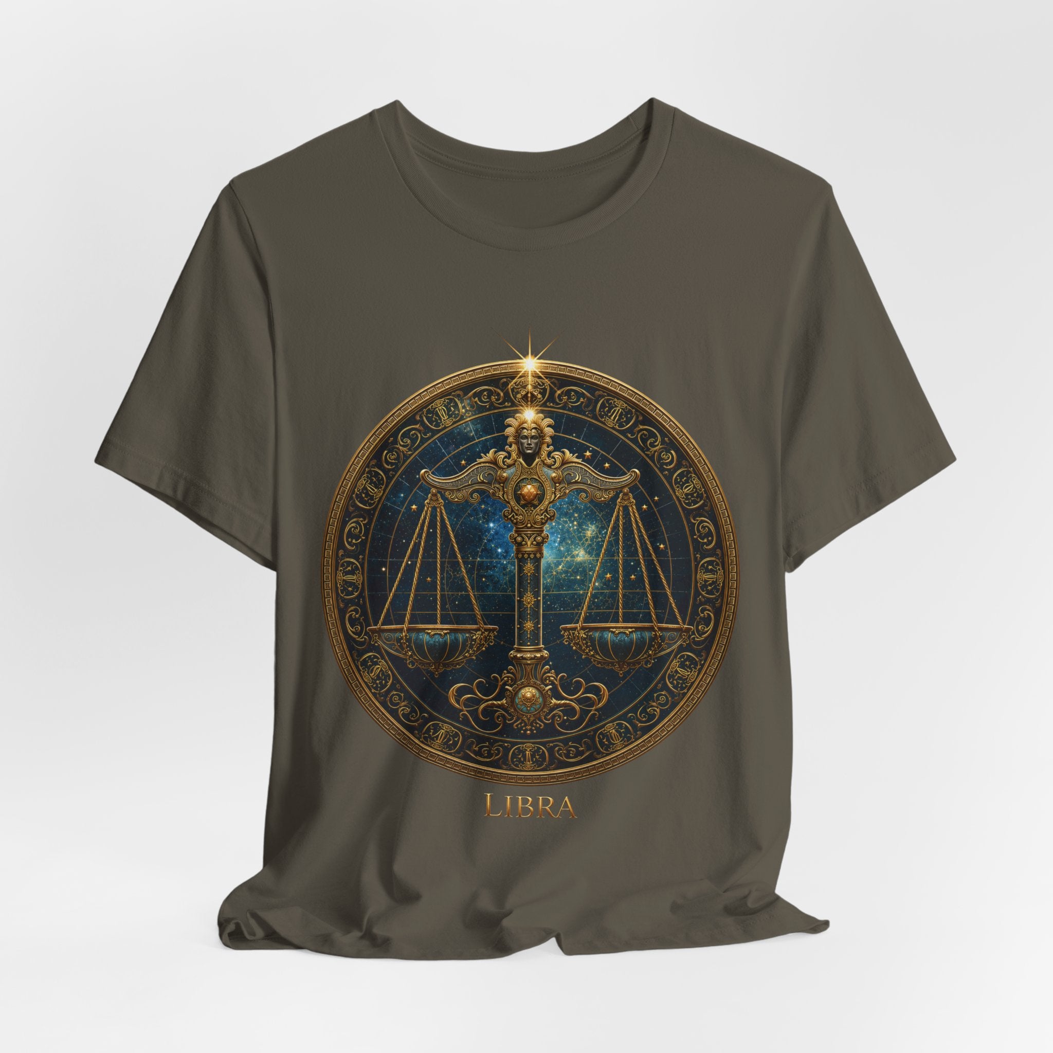 Libra Scales T-Shirt | Zodiac Balance Astrology Tee