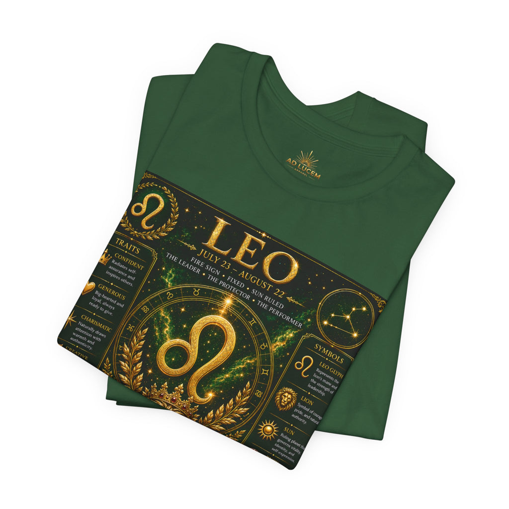 Leo Zodiac T-Shirt — Astrological Birthsign Poster Tee