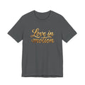 Gold Scorpio Scorpion T-Shirt | Zodiac "Love in Motion" Script