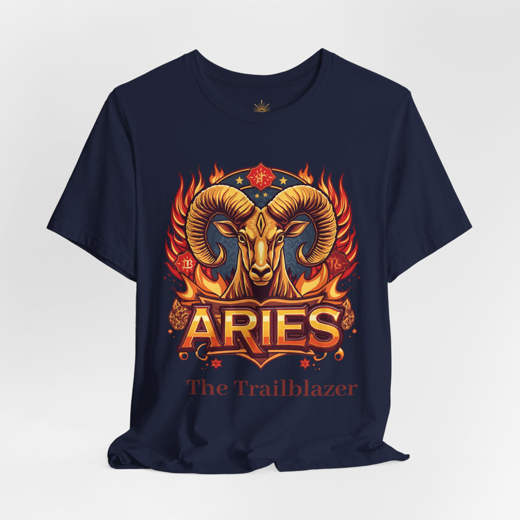 Aries Ram Zodiac The Trailblazer T-Shirt | Astrology Horoscope Tee