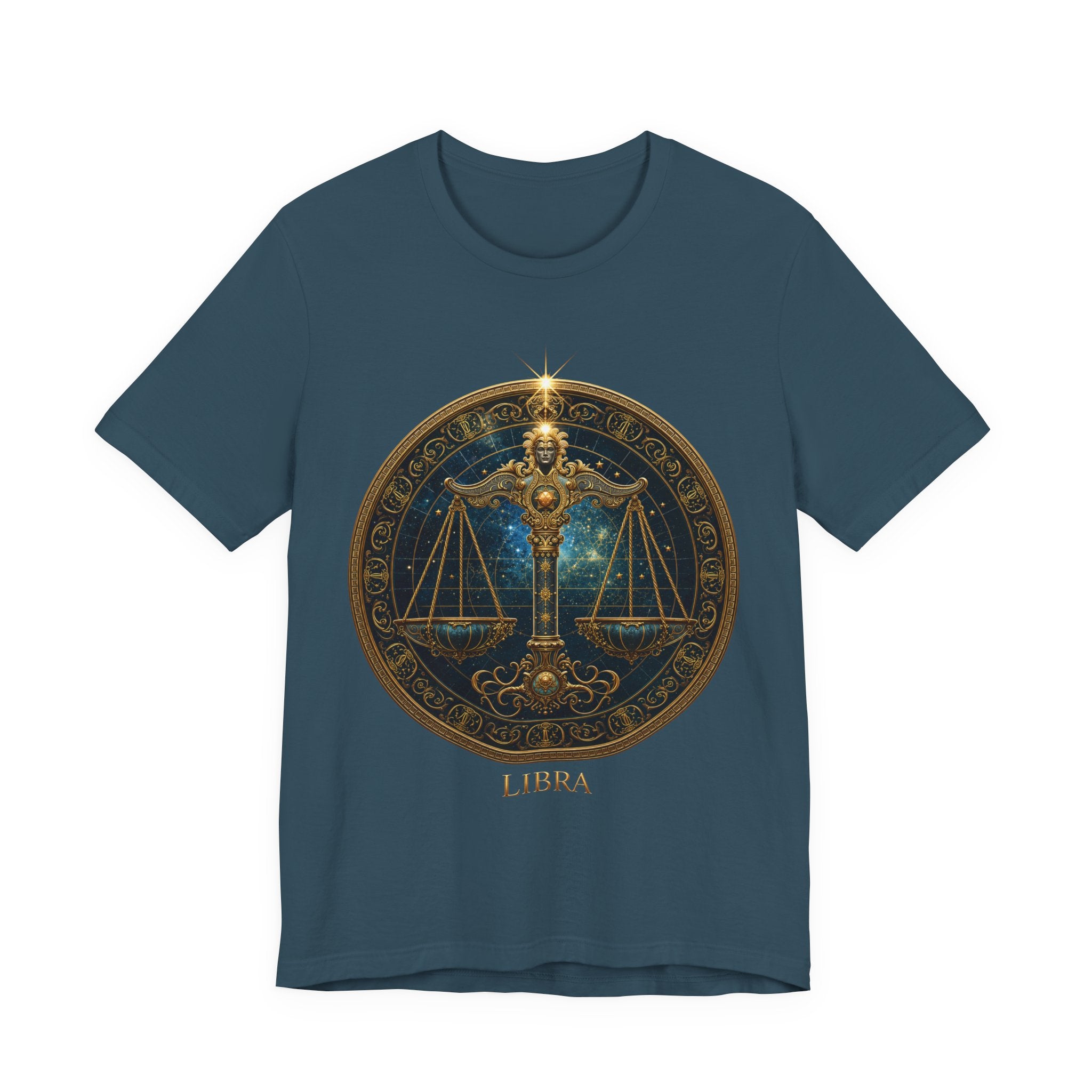 Libra Scales T-Shirt | Zodiac Balance Astrology Tee