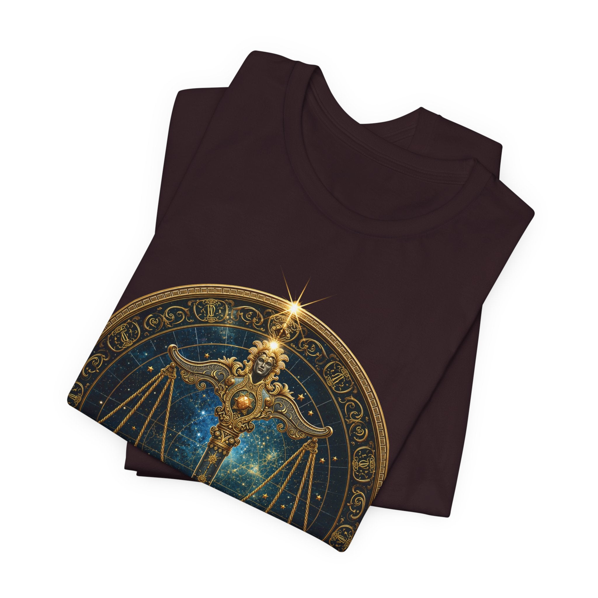 Libra Scales T-Shirt | Zodiac Balance Astrology Tee
