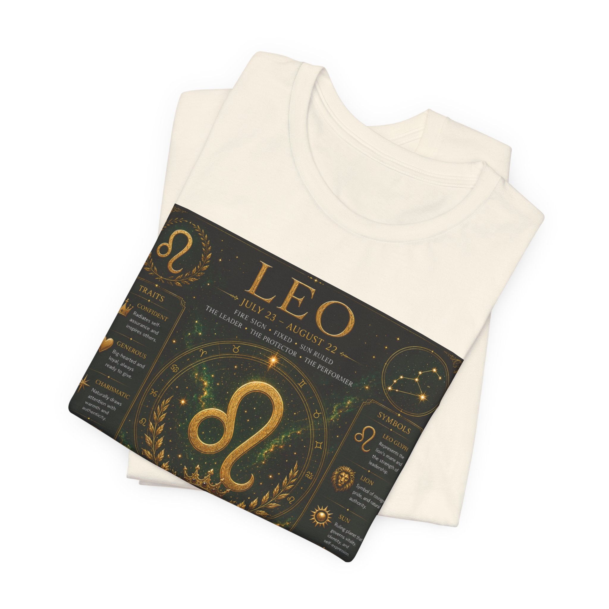 Leo Zodiac T-Shirt — Astrological Birthsign Poster Tee