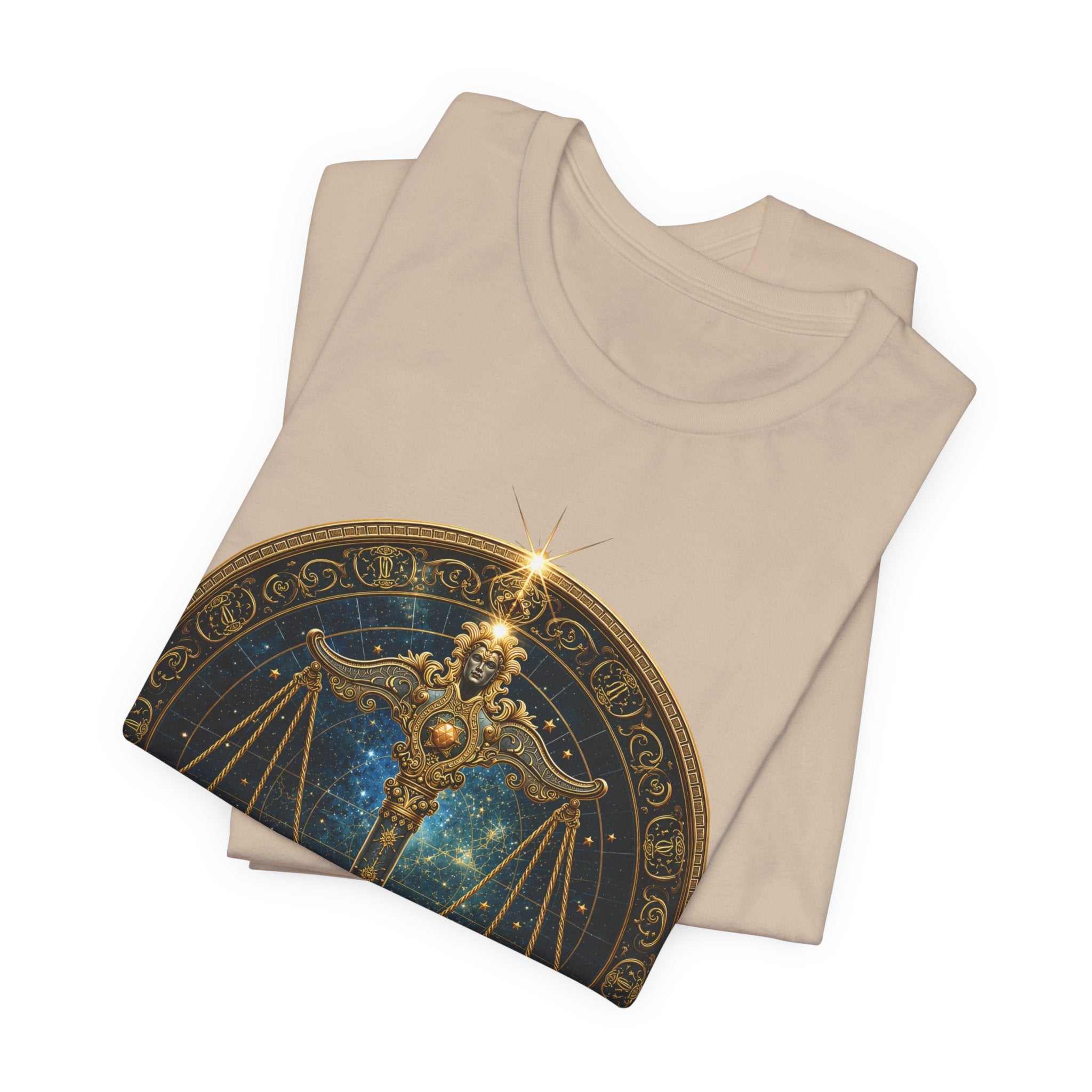 Libra Scales T-Shirt | Zodiac Balance Astrology Tee