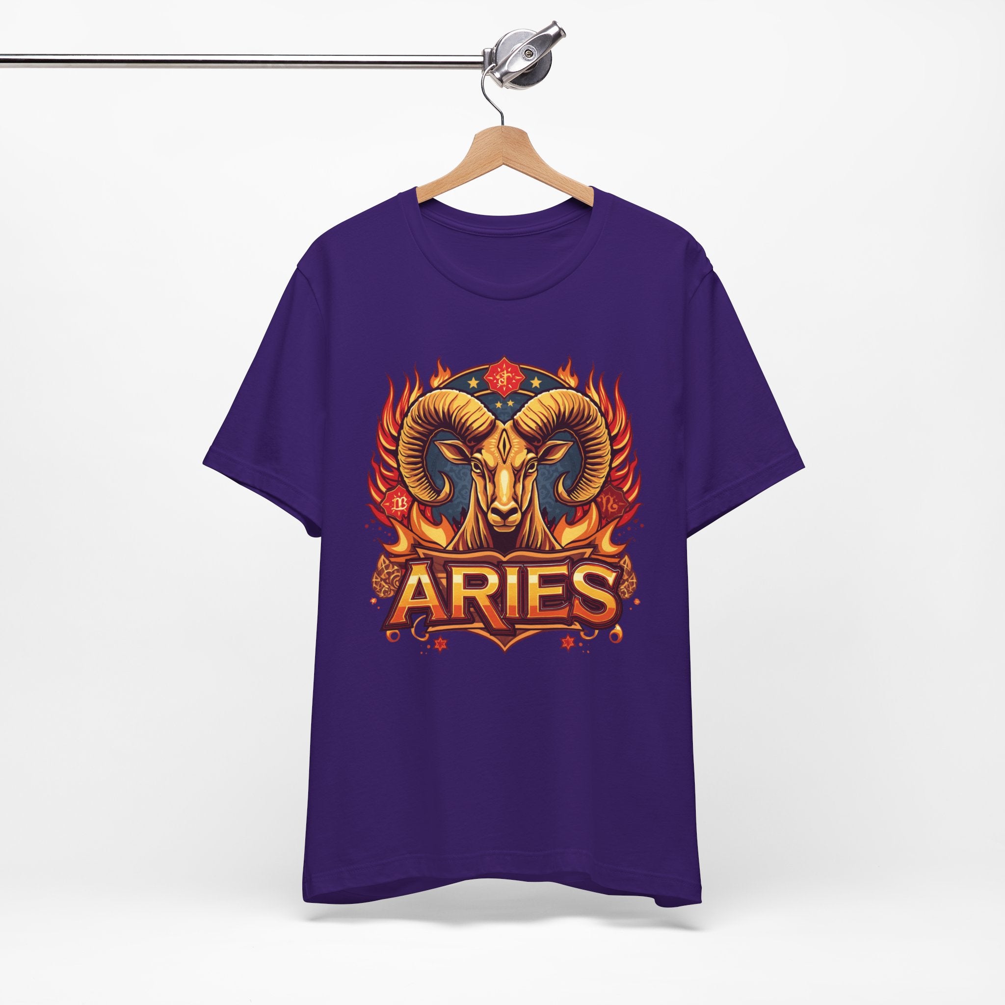 Aries Ram Zodiac The Trailblazer T-Shirt | Bold Flame Astrology Tee