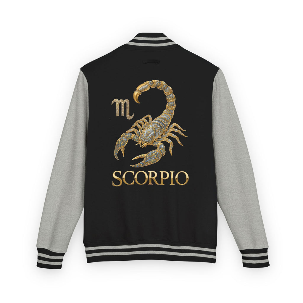 Scorpio Letterman Jacket — Gold Scorpion Varsity Jacket