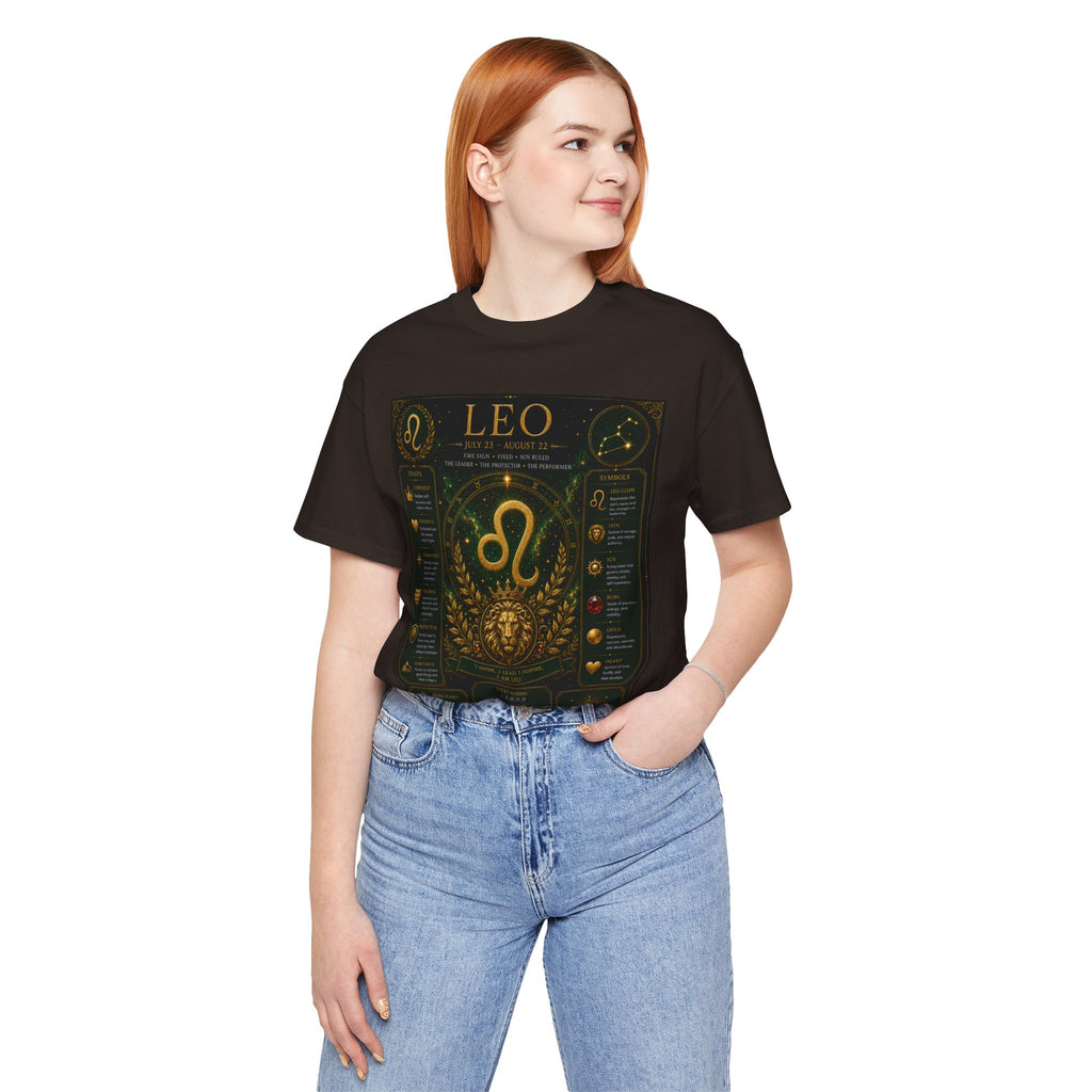 Leo Zodiac T-Shirt — Astrological Birthsign Poster Tee