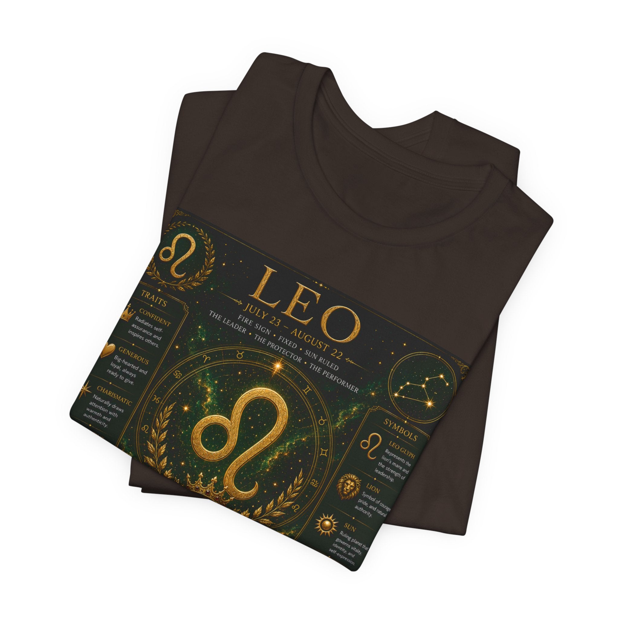 Leo Zodiac T-Shirt — Astrological Birthsign Poster Tee