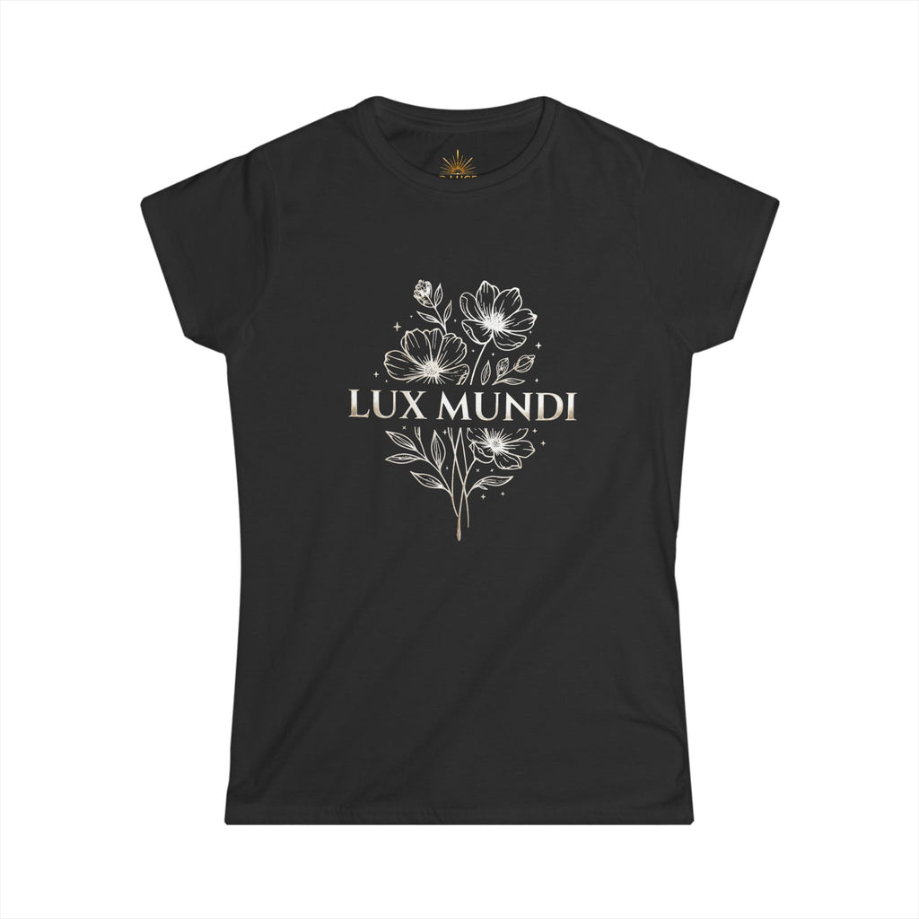 Women's Tee — Lux Mundi Floral Graphic Shirt