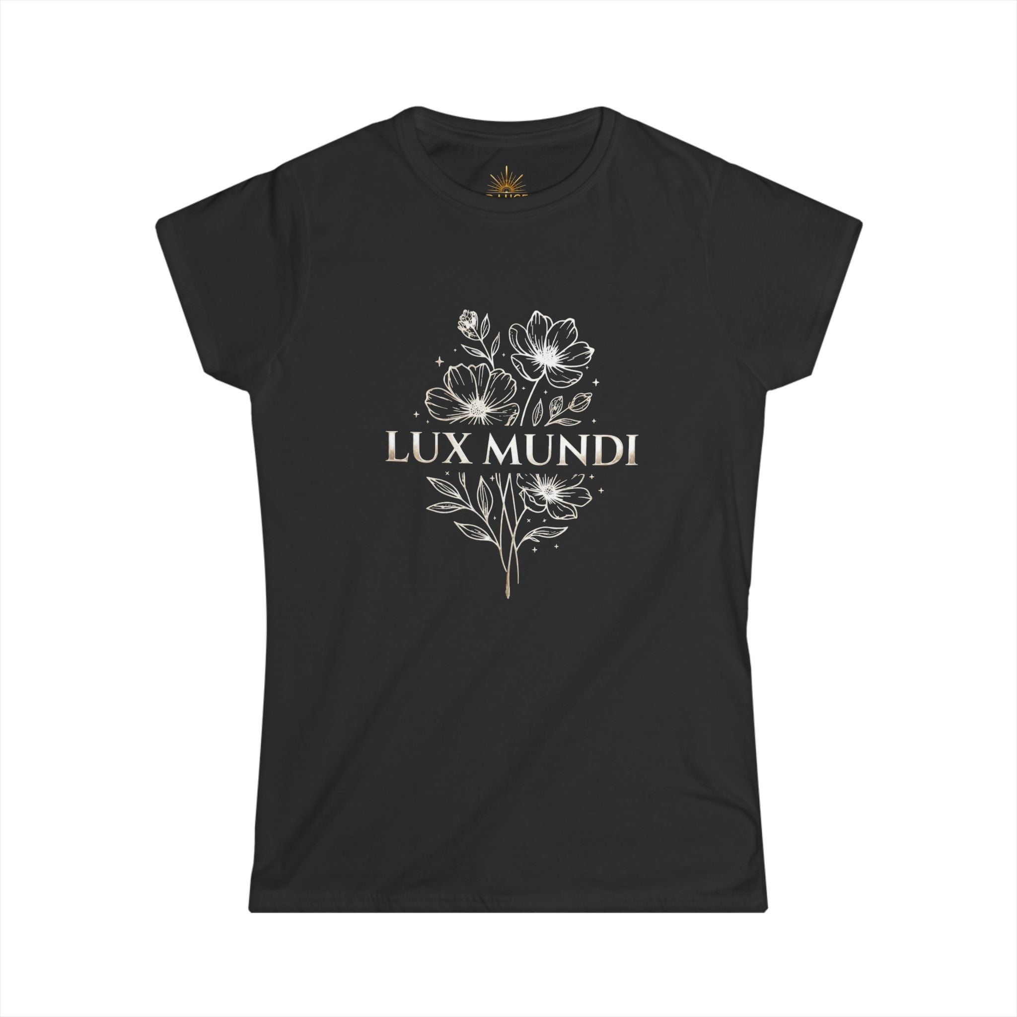 Women's Tee — Lux Mundi Floral Graphic Shirt