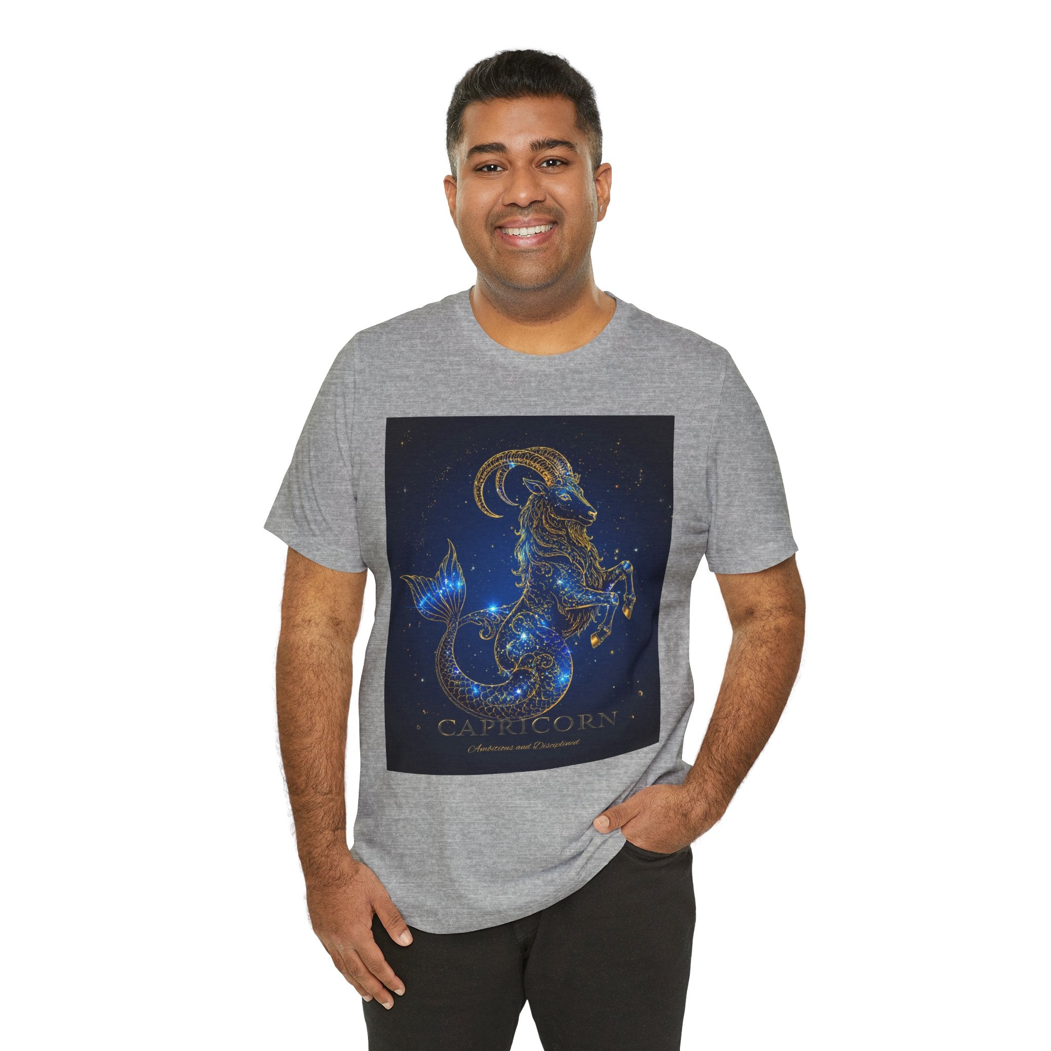 Capricorn Constellation T‑Shirt — Zodiac Goat Star Sign Tee
