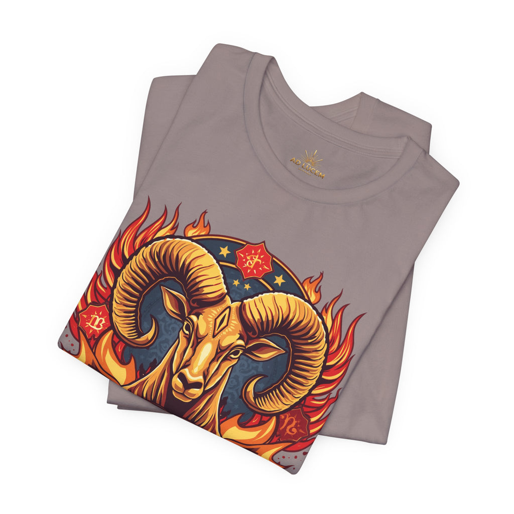 Aries Ram Zodiac The Trailblazer T-Shirt | Astrology Horoscope Tee