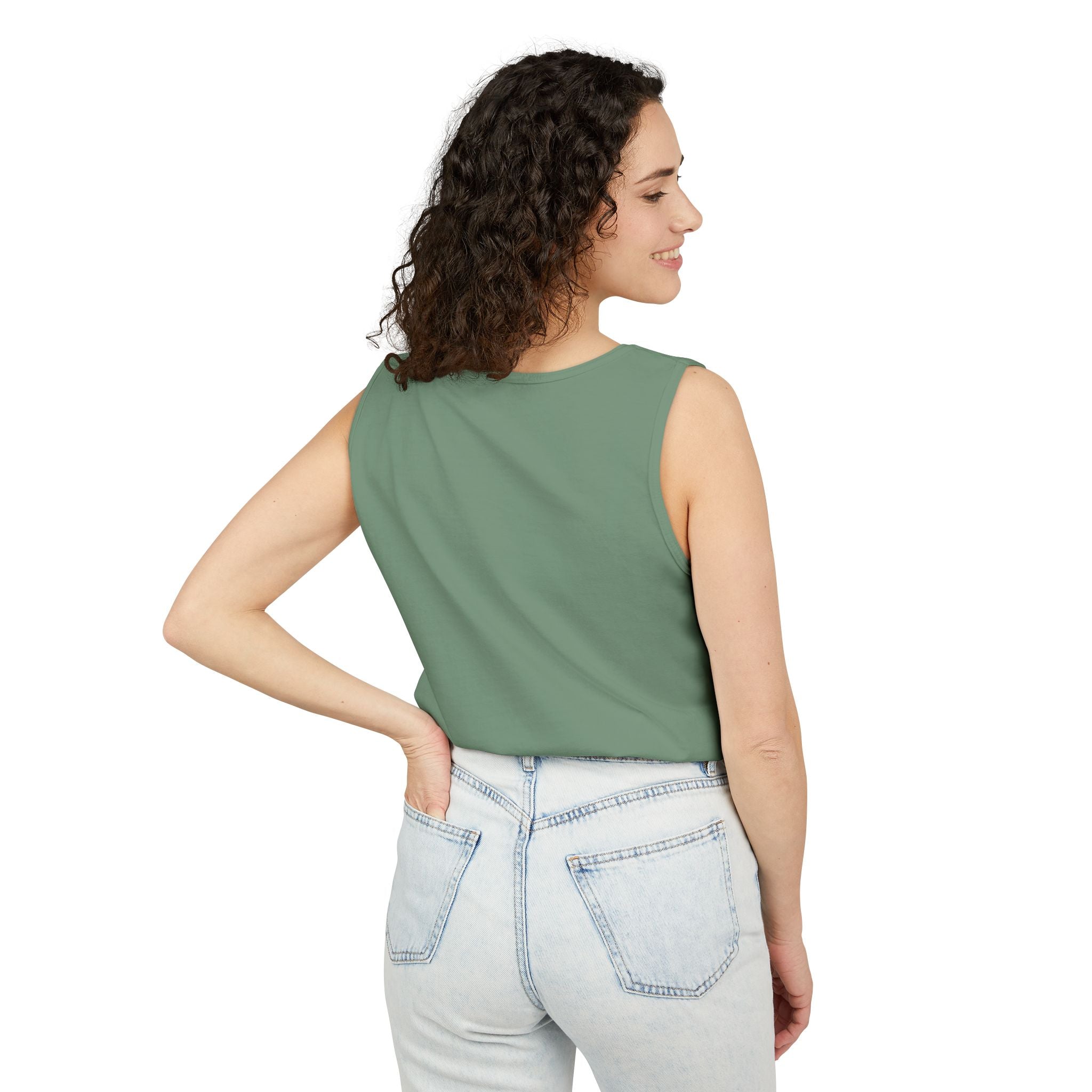 Lux Mundi Floral Tank Top — Vintage Botanical Graphic Tee