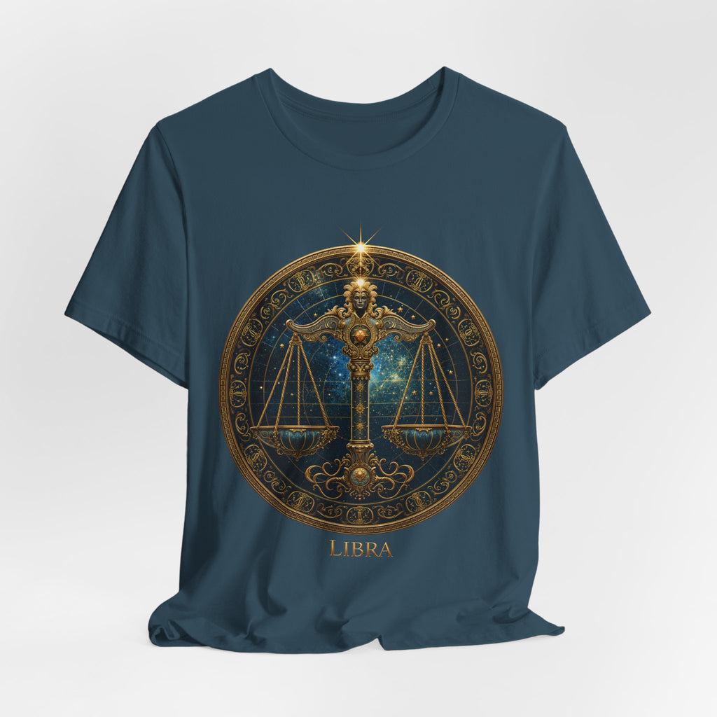 Libra Scales T-Shirt | Zodiac Balance Astrology Tee