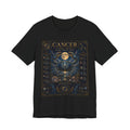 Cancer Zodiac T‑Shirt — Detailed Horoscope Crab Design with Traits & Moon Phases