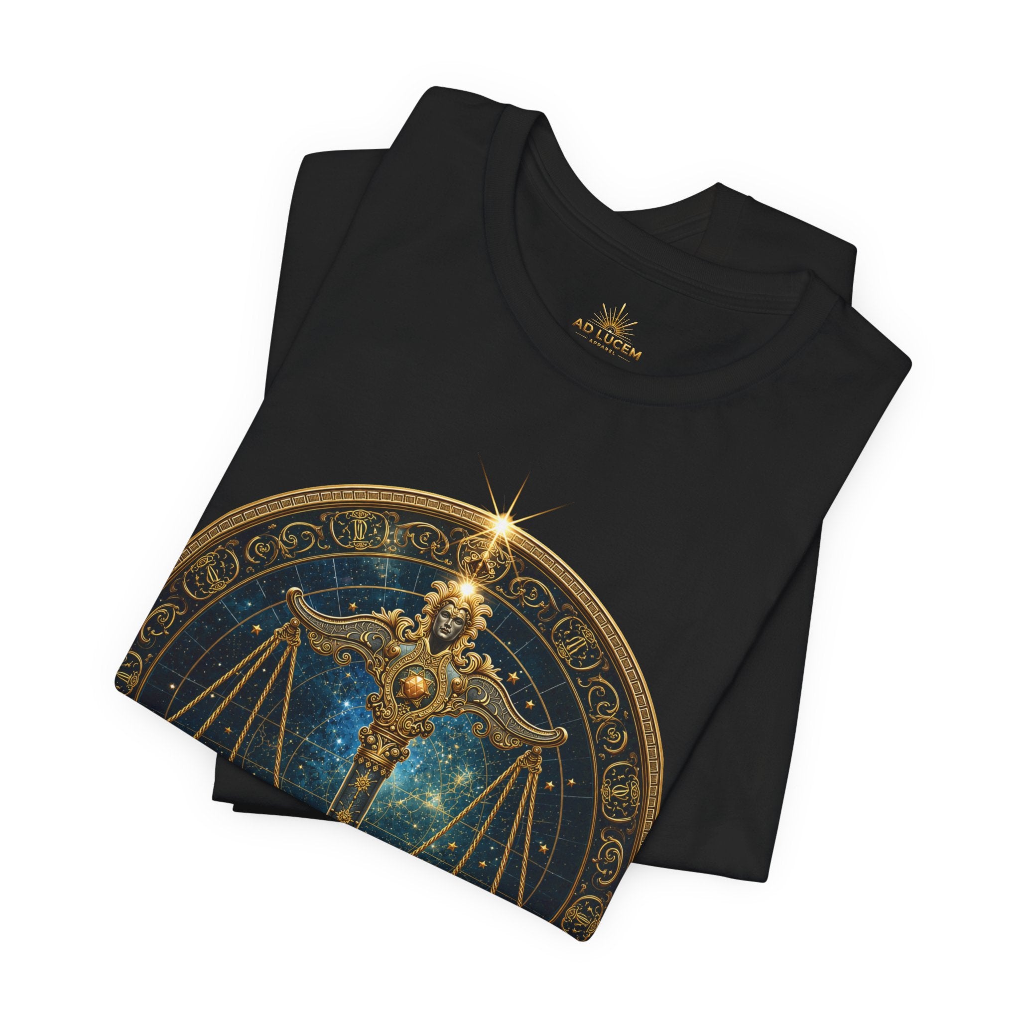 Libra Scales T-Shirt | Zodiac Balance Astrology Tee