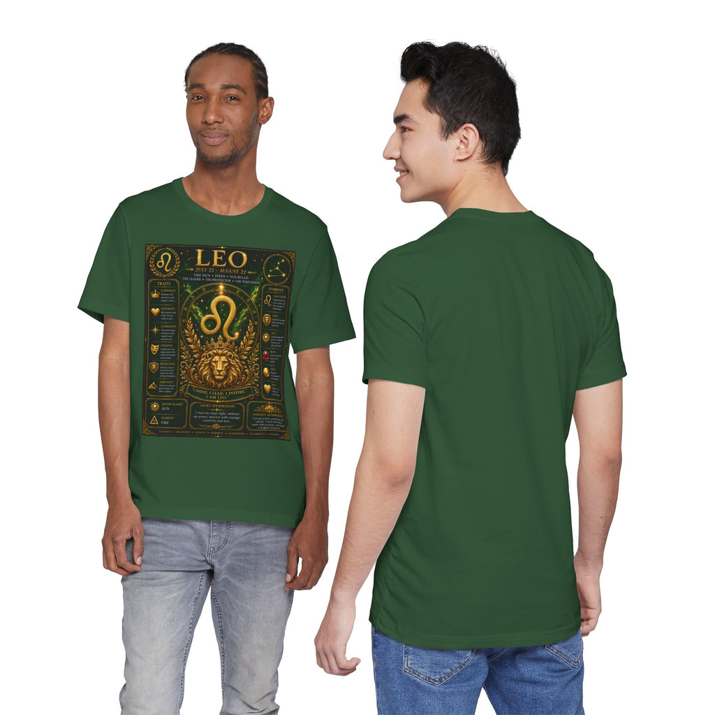 Leo Zodiac T-Shirt — Astrological Birthsign Poster Tee