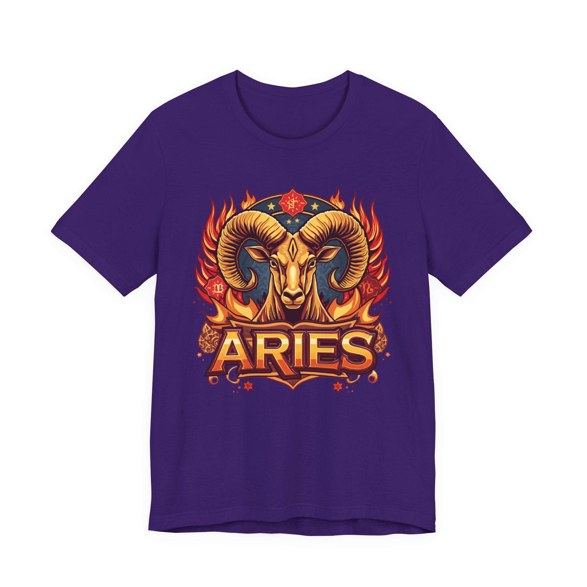Aries Ram Zodiac The Trailblazer T-Shirt | Bold Flame Astrology Tee