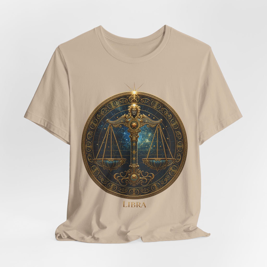 Libra Scales T-Shirt | Zodiac Balance Astrology Tee