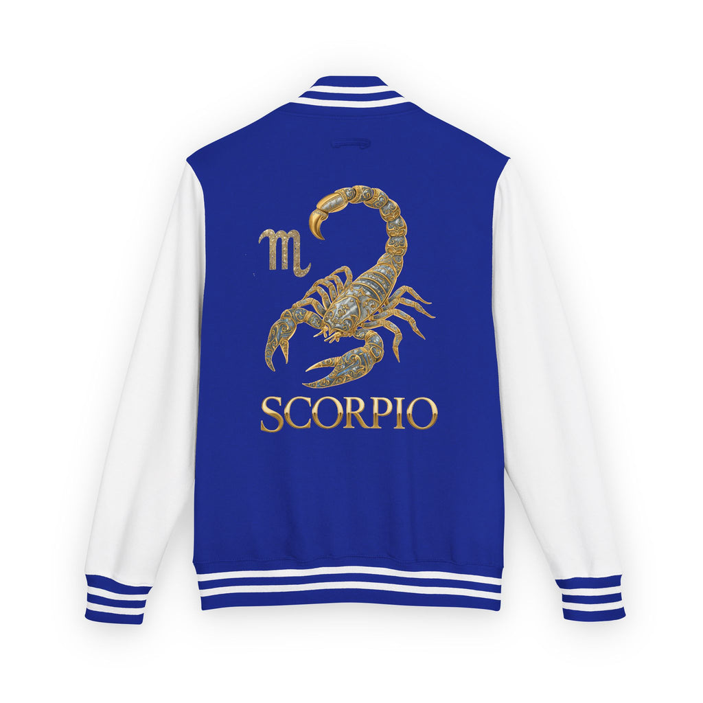 Scorpio Letterman Jacket — Gold Scorpion Varsity Jacket