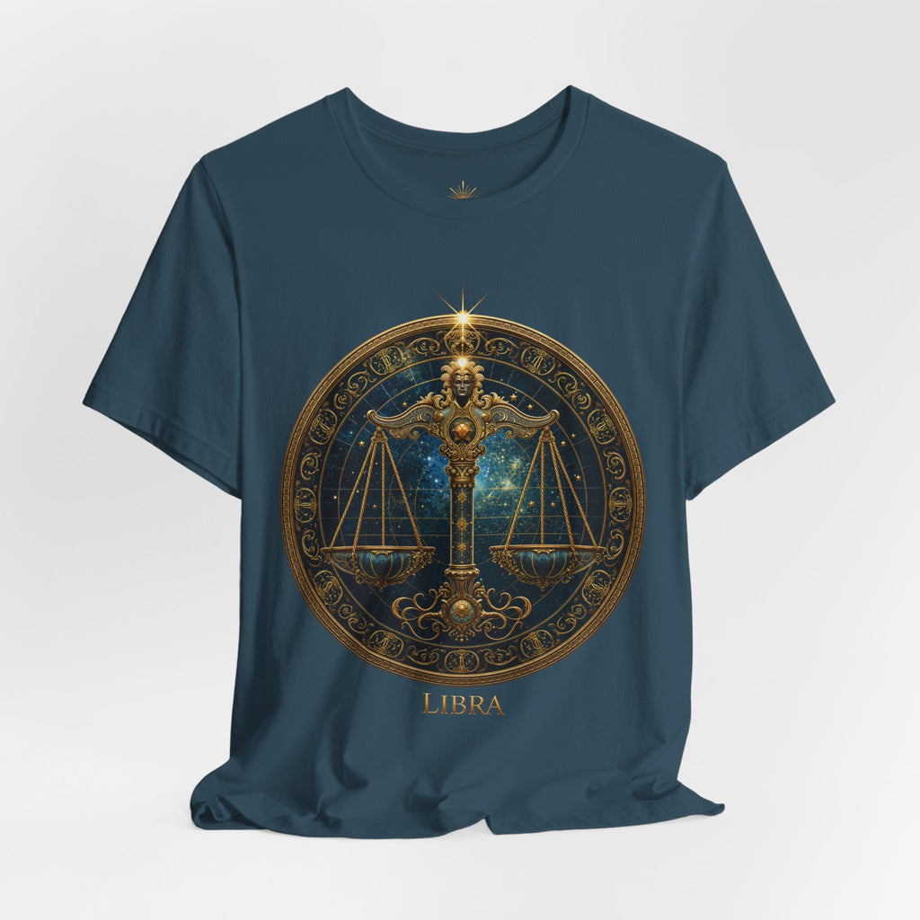 Libra Scales T-Shirt | Zodiac Balance Astrology Tee