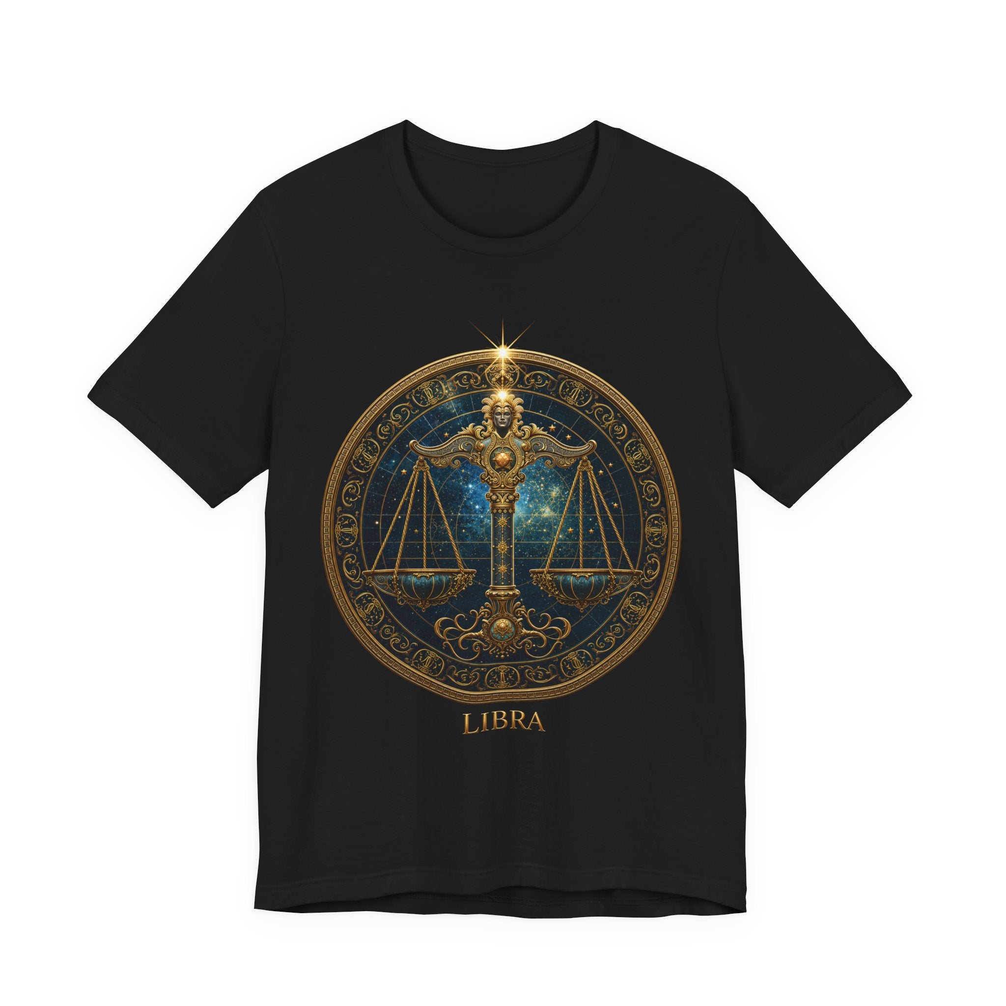 Libra Scales T-Shirt | Zodiac Balance Astrology Tee