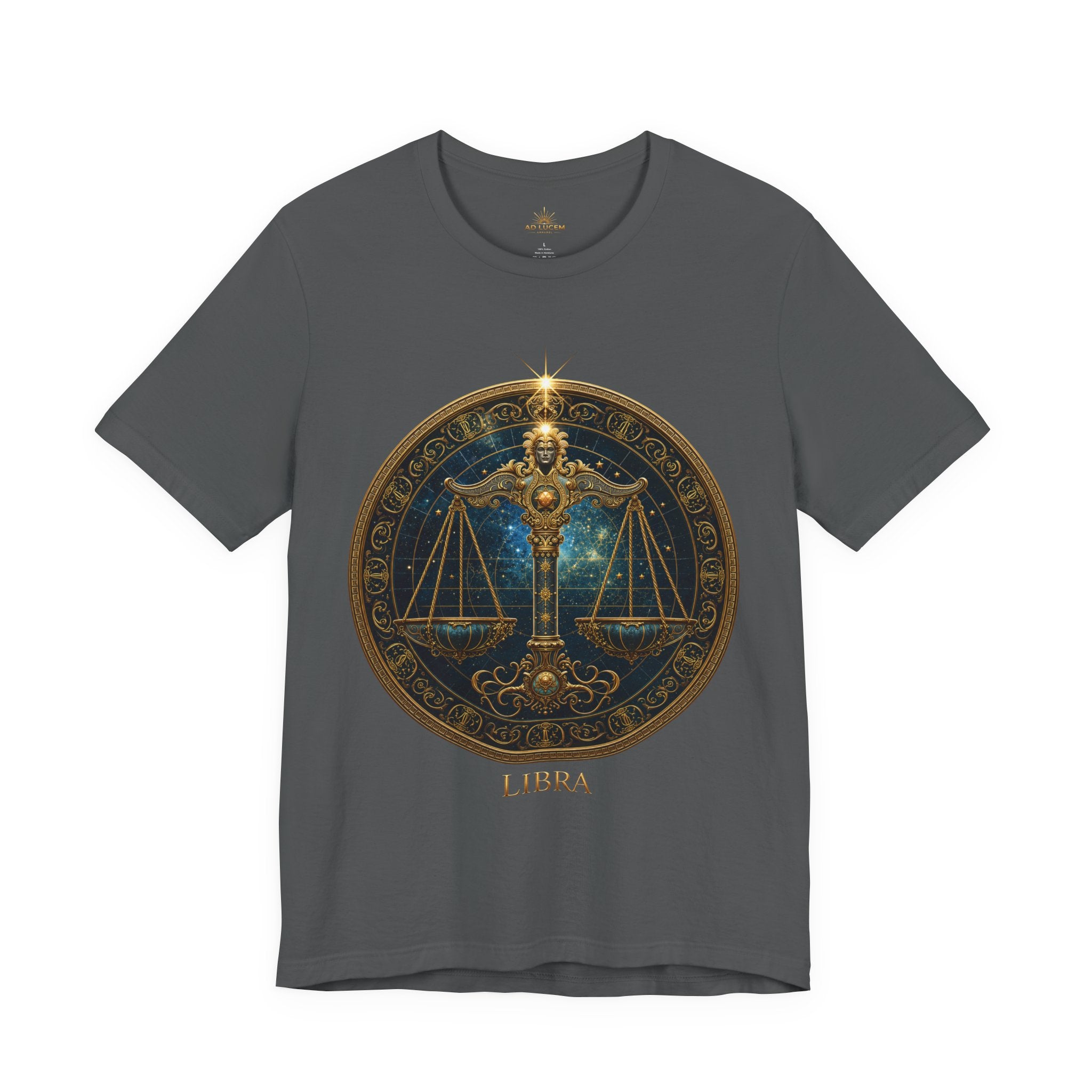 Libra Scales T-Shirt | Zodiac Balance Astrology Tee
