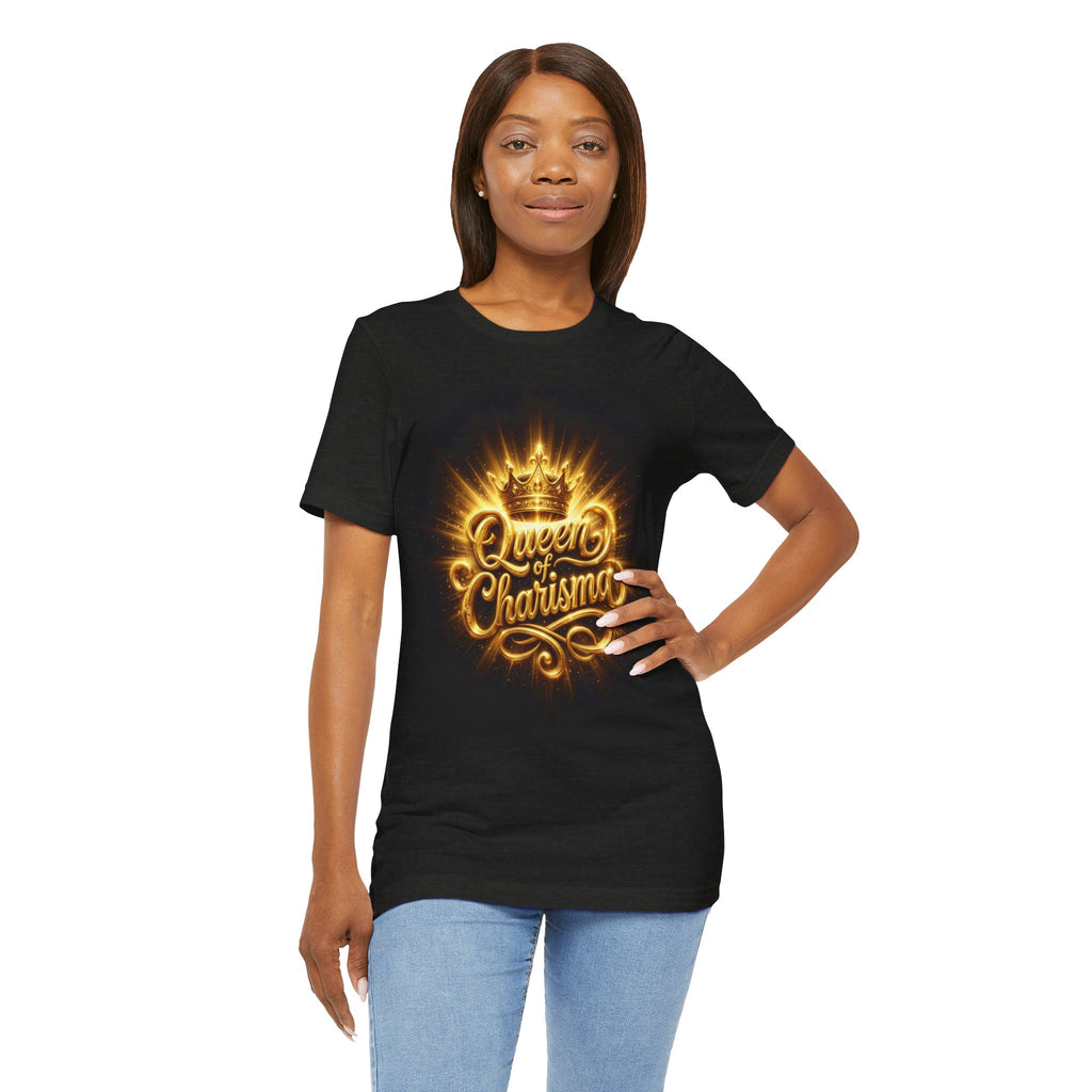 Queen of Charisma Leo T-Shirt — Zodiac Leo Astrology Tee