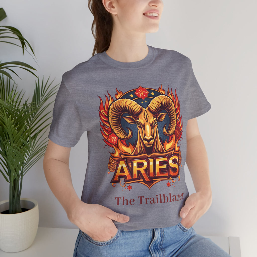 Aries Ram Zodiac The Trailblazer T-Shirt | Astrology Horoscope Tee