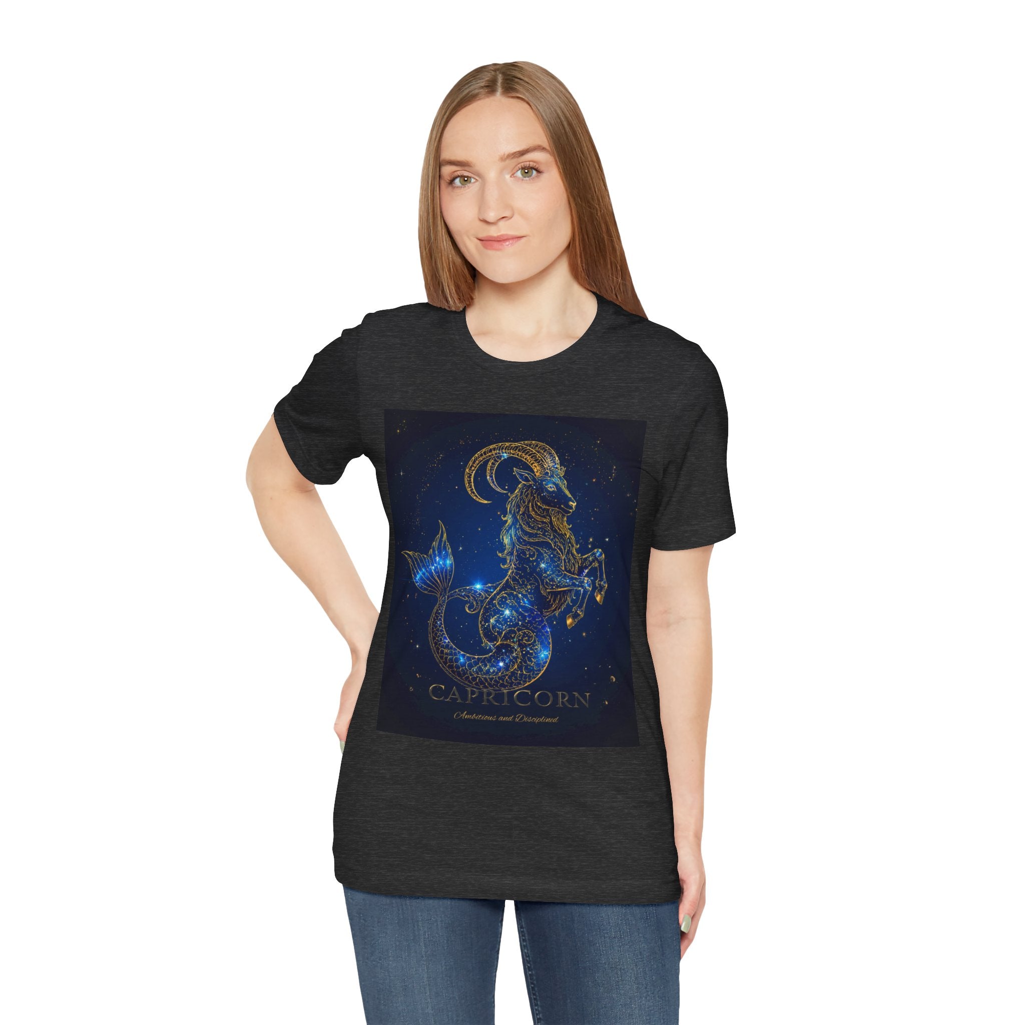 Capricorn Constellation T‑Shirt — Zodiac Goat Star Sign Tee