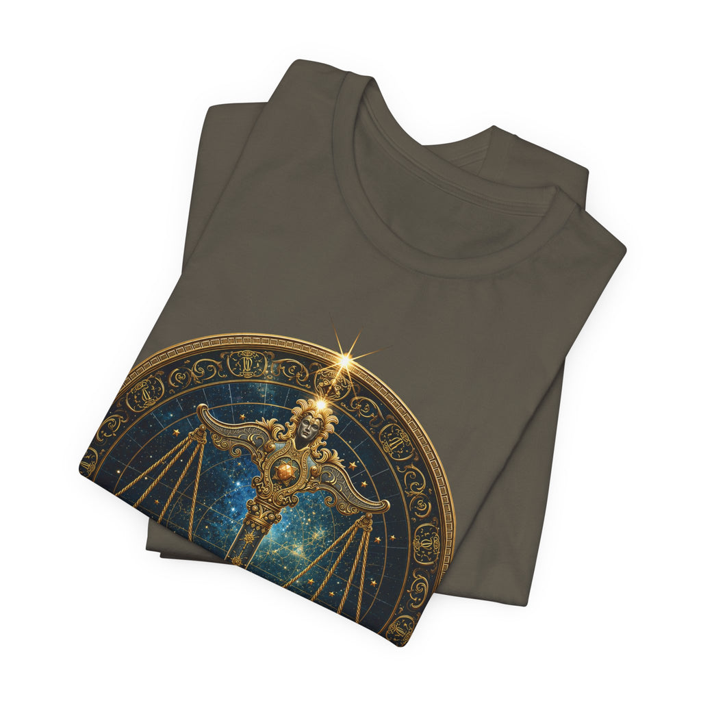 Libra Scales T-Shirt | Zodiac Balance Astrology Tee