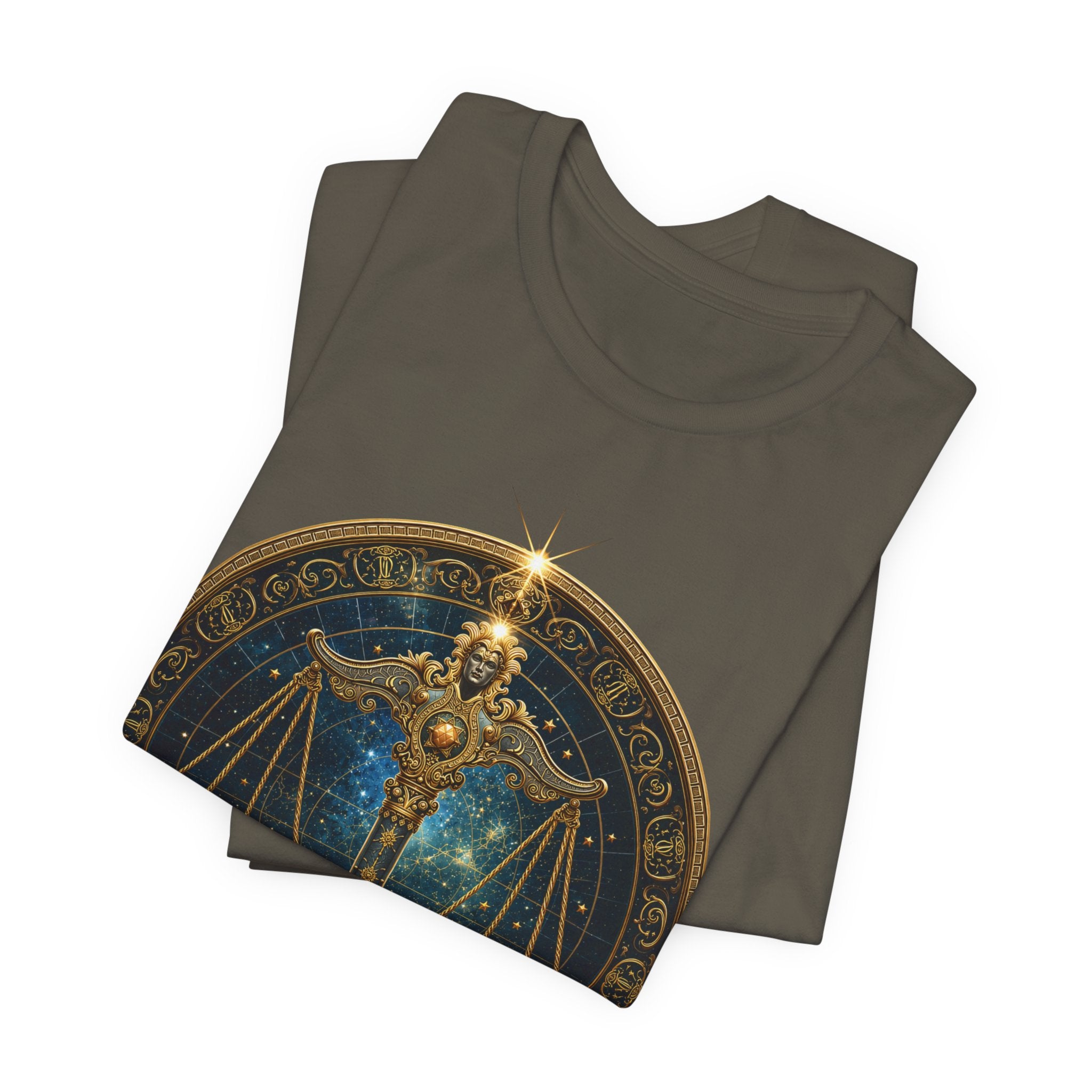 Libra Scales T-Shirt | Zodiac Balance Astrology Tee