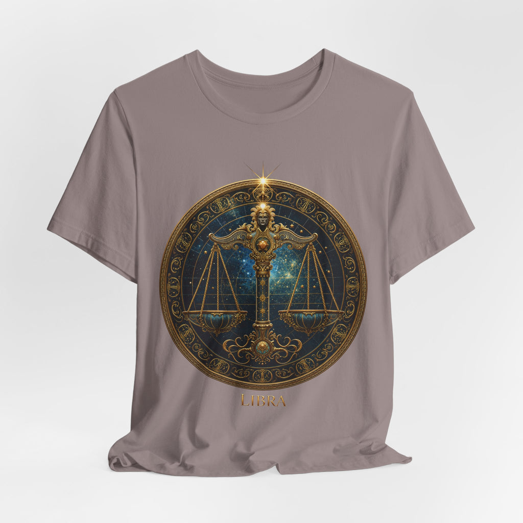 Libra Scales T-Shirt | Zodiac Balance Astrology Tee