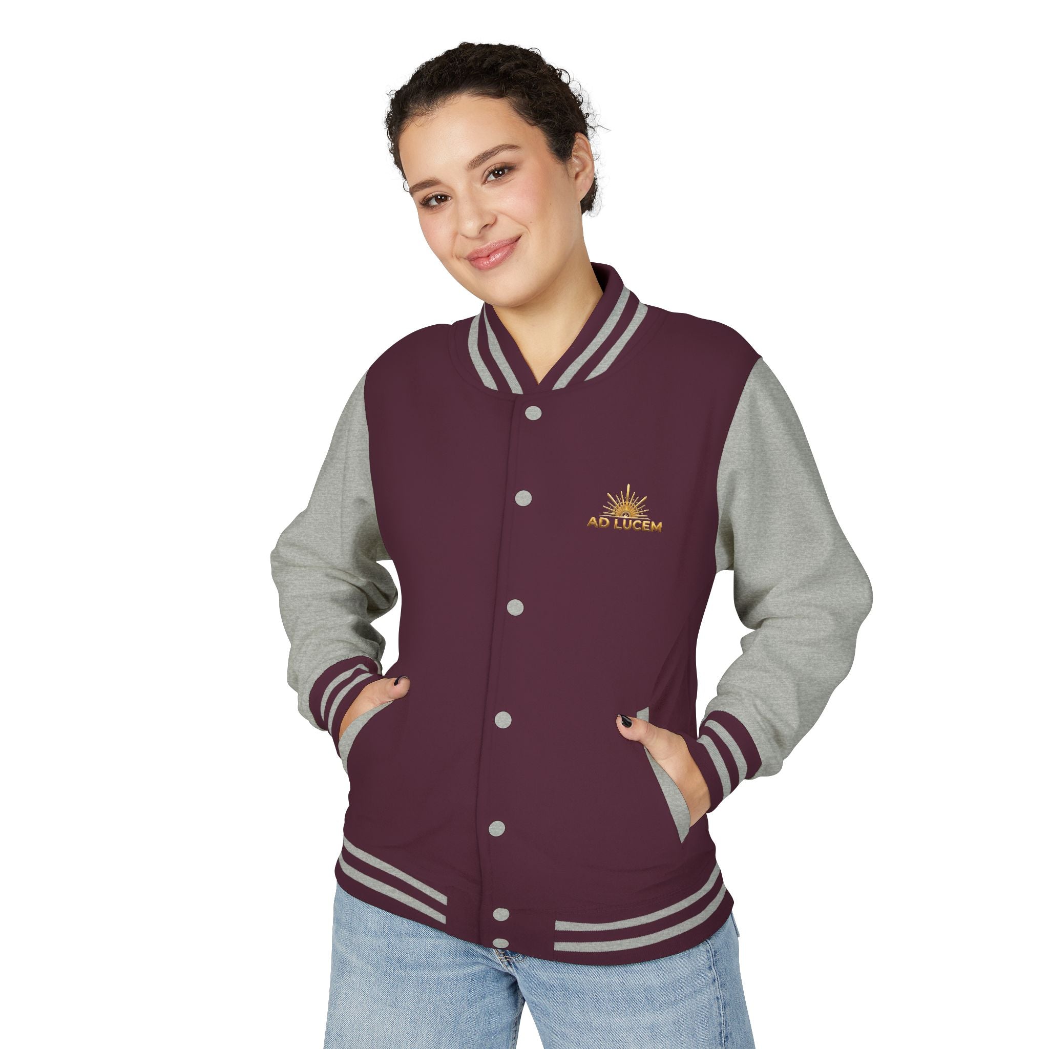 Scorpio Letterman Jacket — Gold Scorpion Varsity Jacket