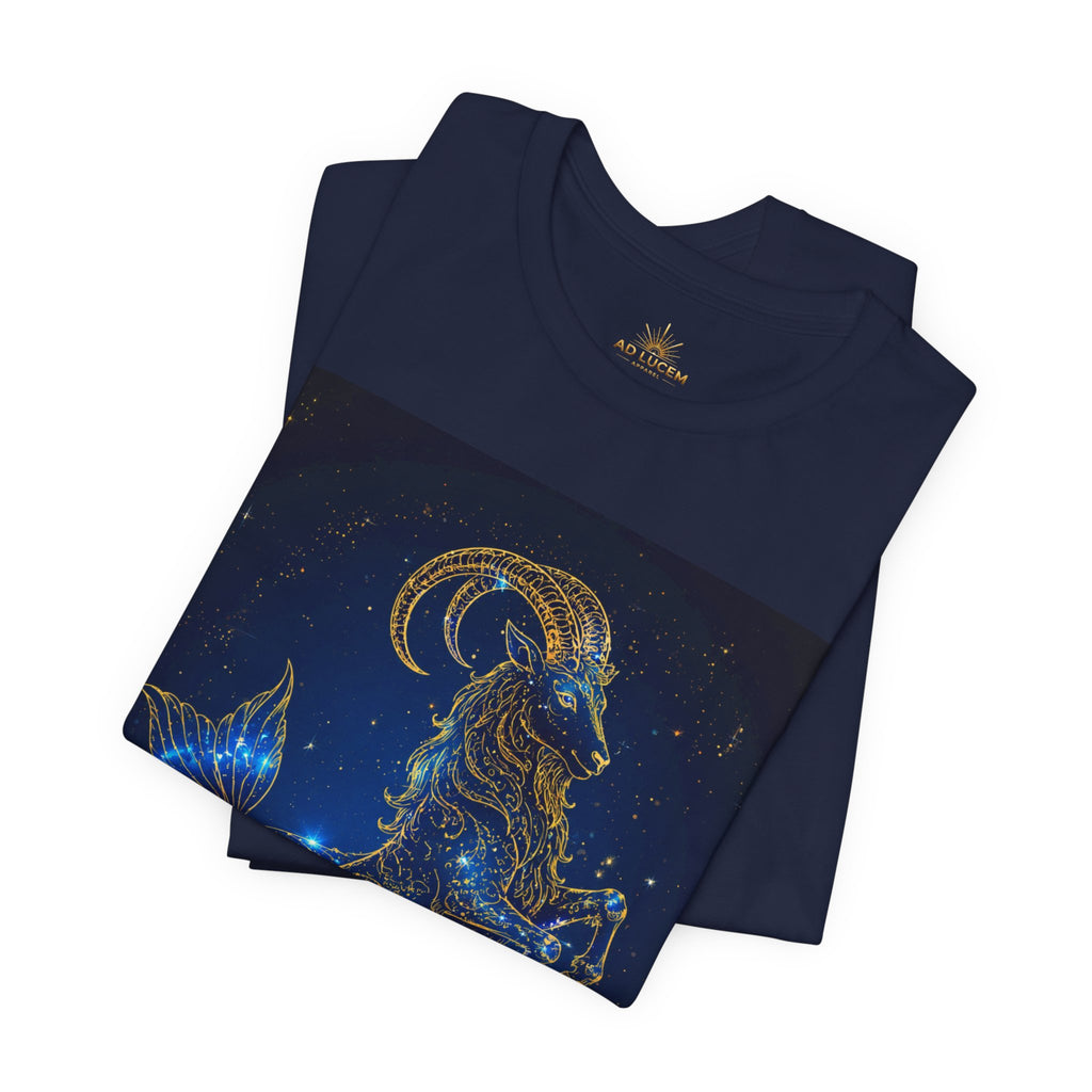 Capricorn Constellation T‑Shirt — Zodiac Goat Star Sign Tee