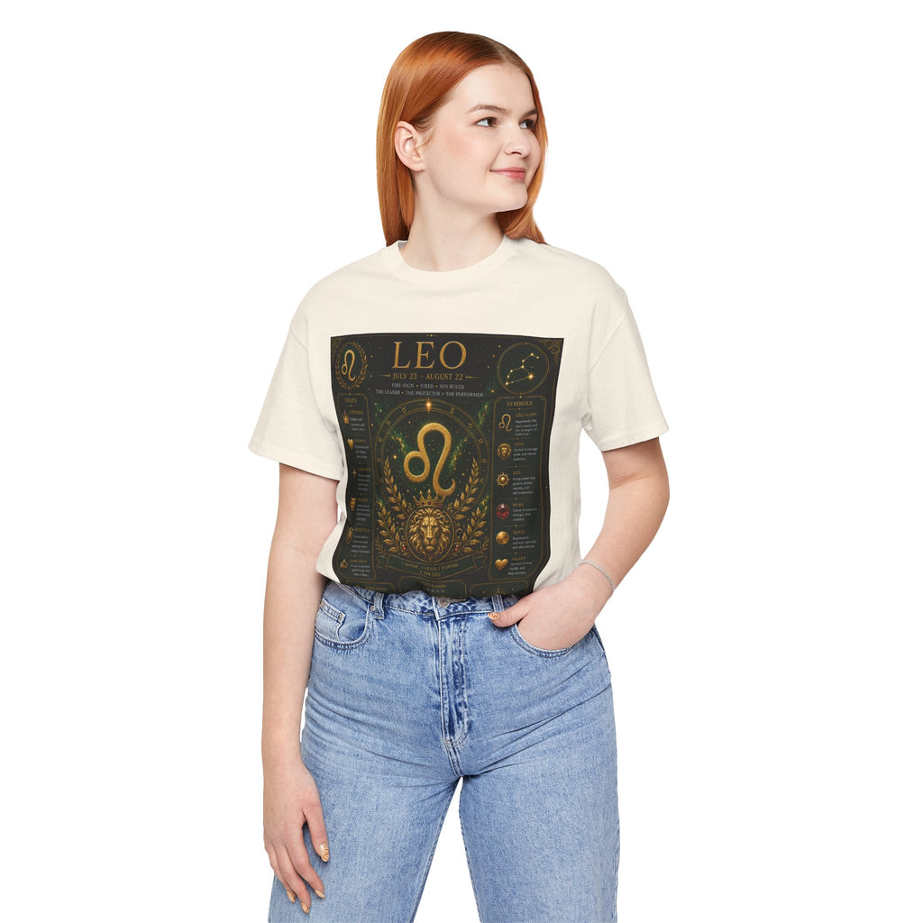 Leo Zodiac T-Shirt — Astrological Birthsign Poster Tee
