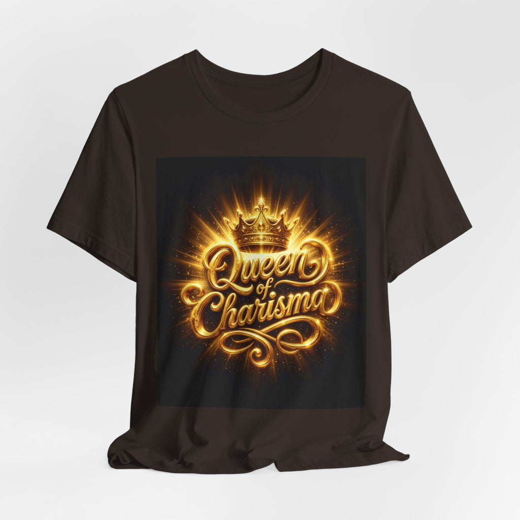 Queen of Charisma Leo T-Shirt — Zodiac Leo Astrology Tee